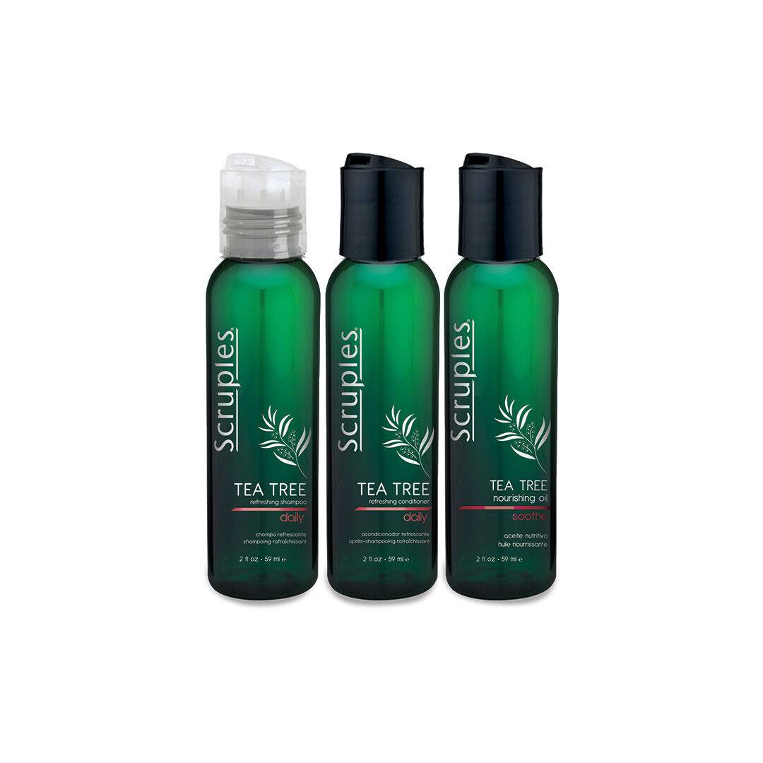 SCR New Tea Tree Trio (2oz - Shampoo/Conditioner/Serum)