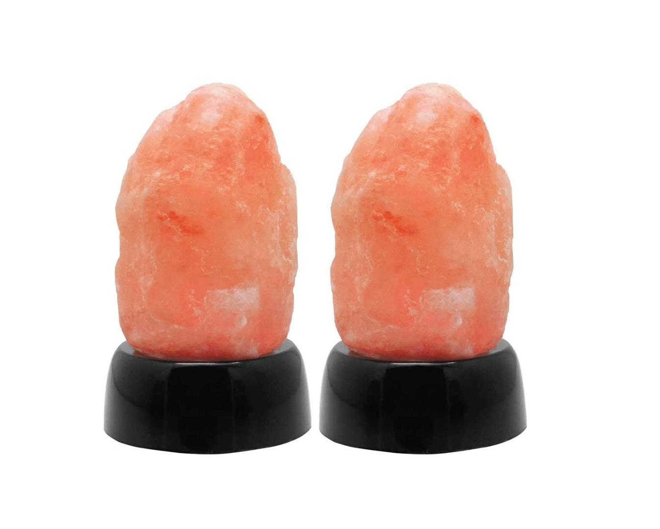 Himalayan Glow Natural Salt Lamp, Multicolor - 2 Pieces