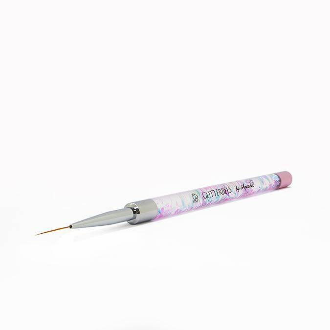 20mm Gel Liner Detail Brush (Pastel glitter)