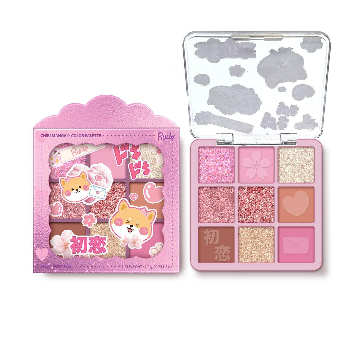Rude Cosmetics Chibi Manga Collection 9 Color Palette