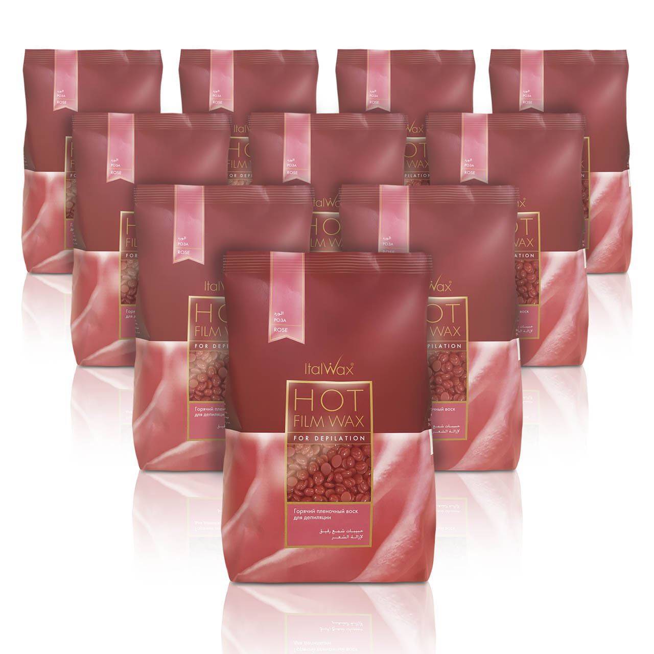 Hard Wax Rose 35.2oz - 10 Bags