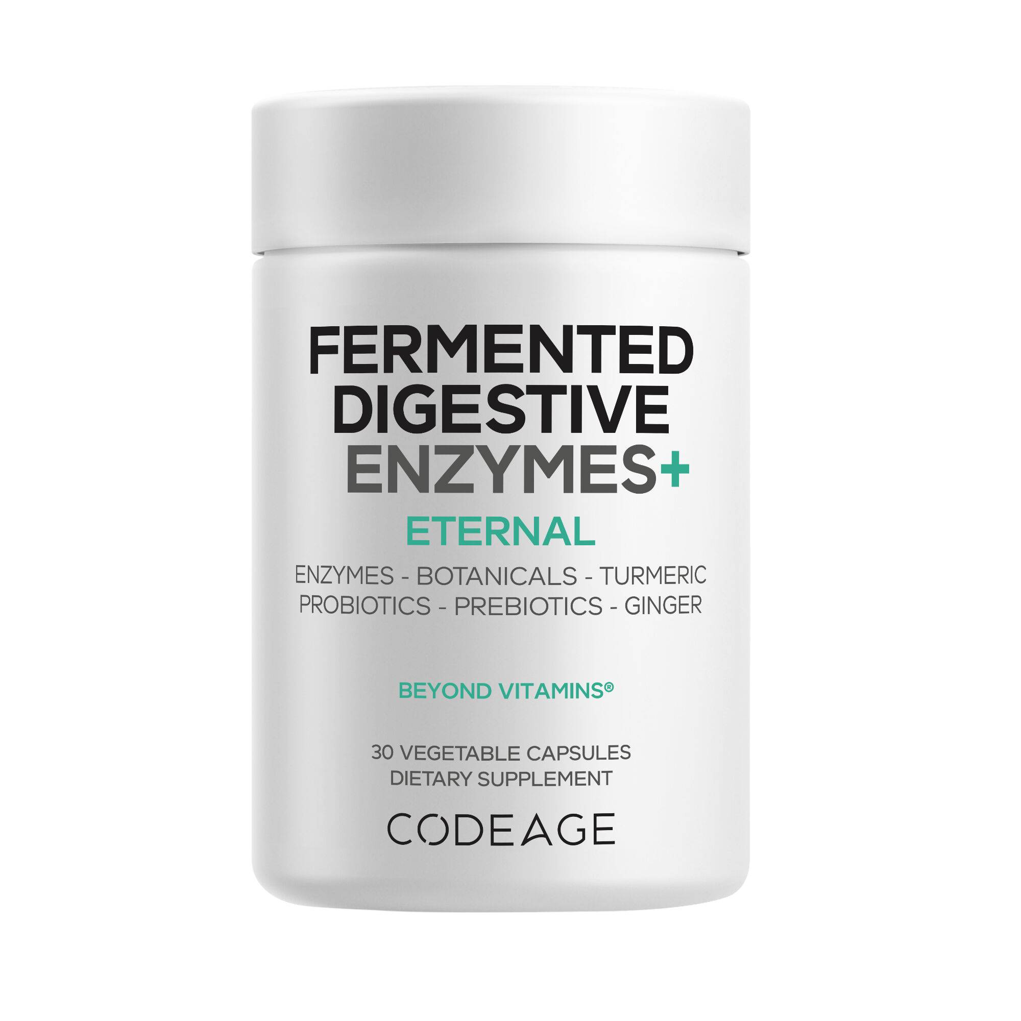 Fermented Digestive Enzymes Supplement - Digestive Enzymes, Probiotics