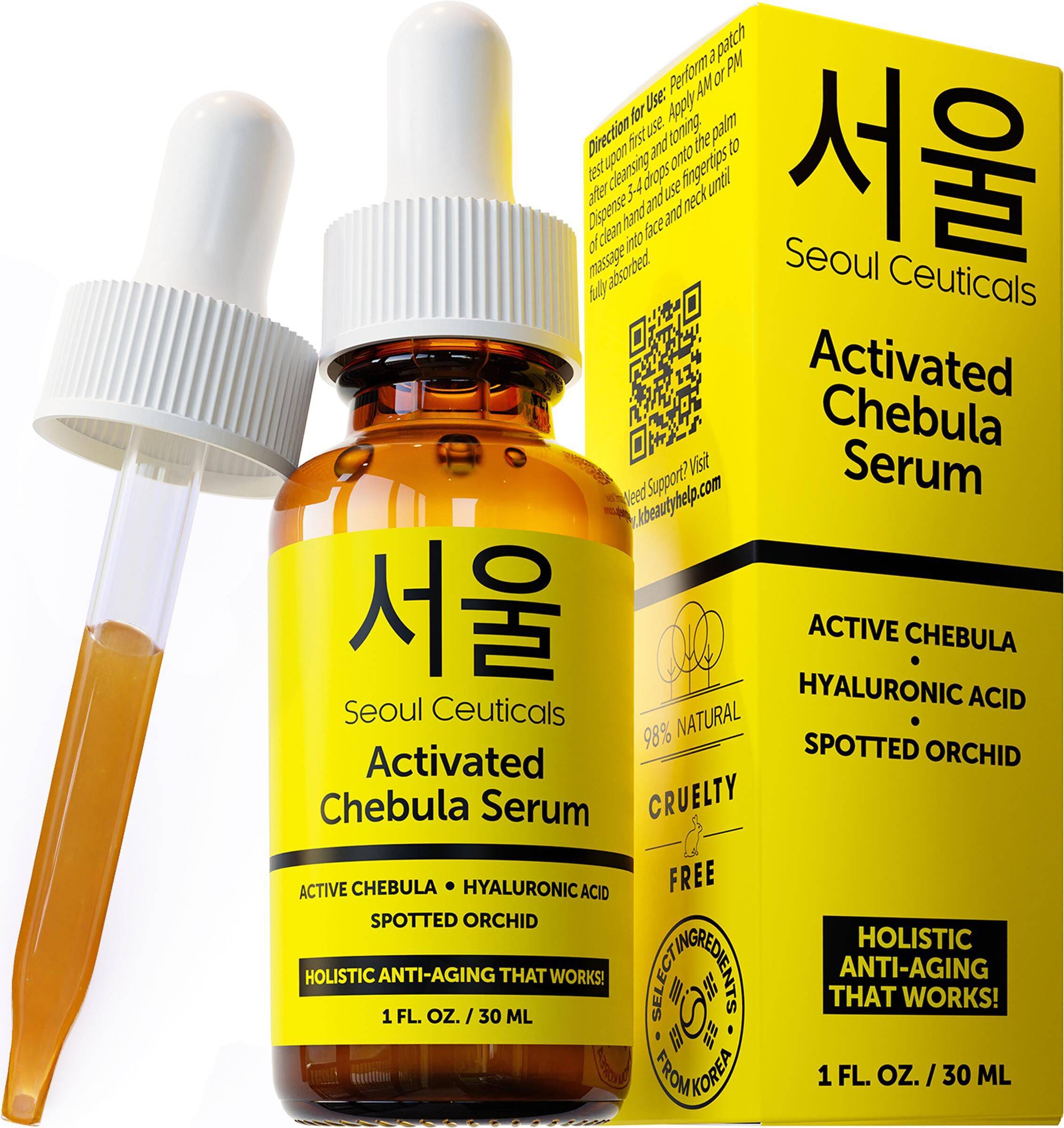 Korean Skincare Activated Chebula Serum 1 oz