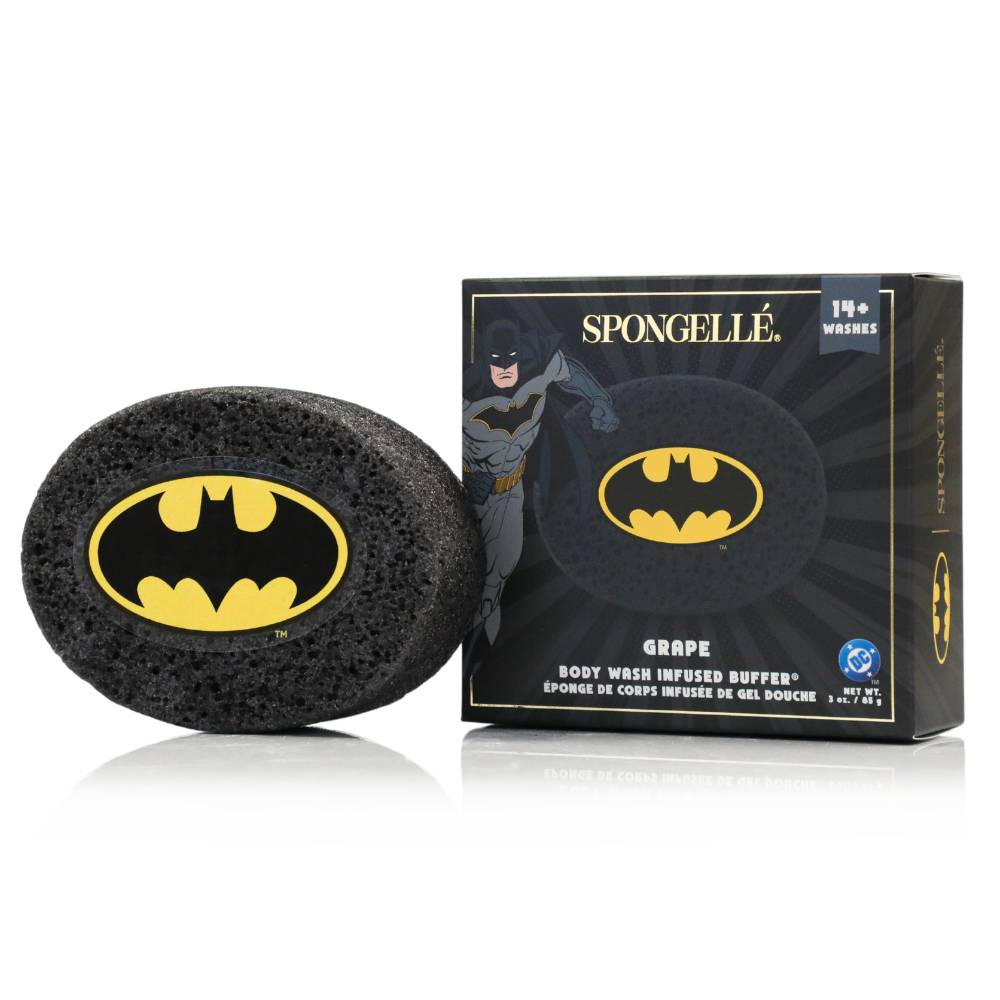 Spongelle DC Batman Body Wash Infused Buffer - Grape