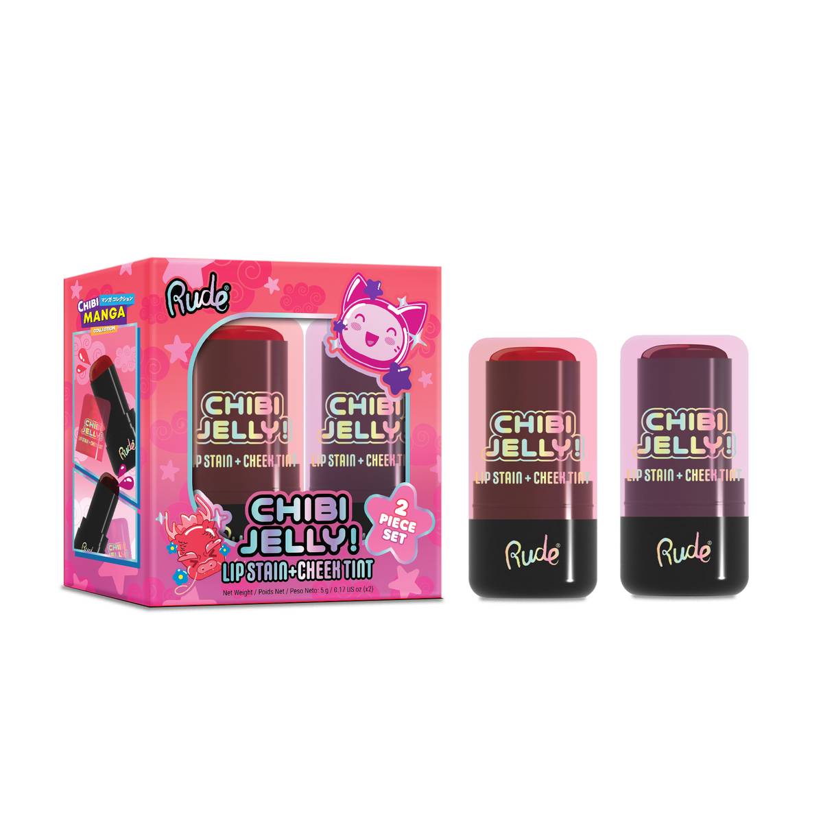 Chibi Manga Collection Chibi Jelly! Lip Stain + Cheek Tint Duo