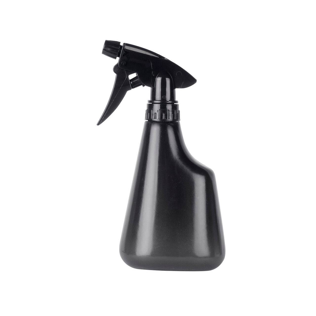 H2O Plastic Black Spray Bottle - Holds 15.7 oz