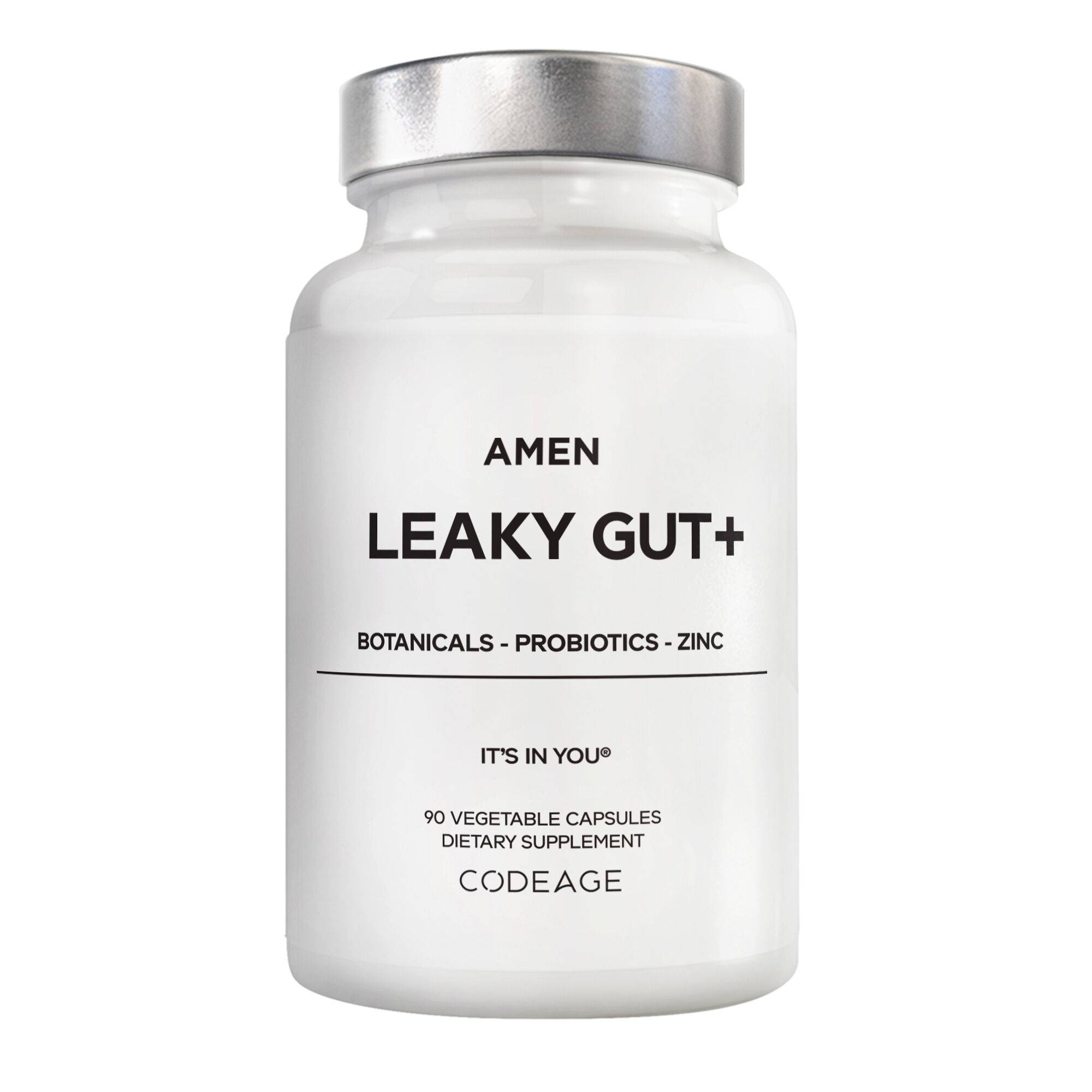 Amen Leaky Gut Supplement Advanced Formula w/ Bioavailable L Glutamine