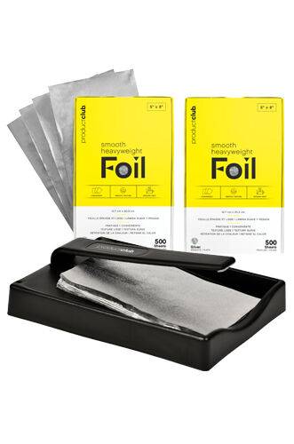 Pre-Cut Foil Dispenser with 2 FREE 5" x 8" Smooth Heavyweight Foil