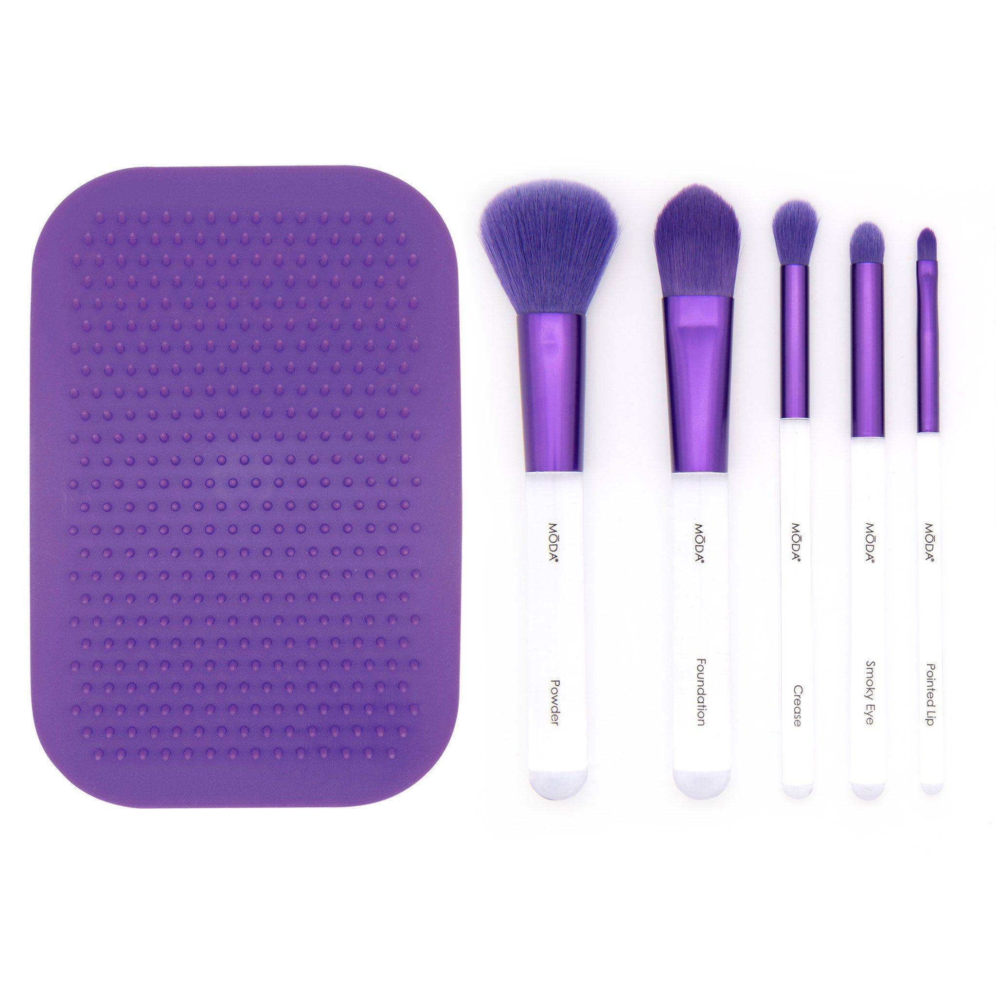 Next Gen: Purple Full Face 6pc Makeup Brush Kit