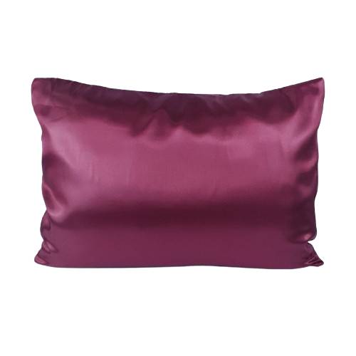 Dark Red - Satin Pillowcase