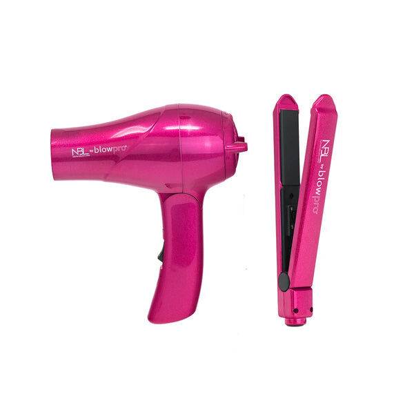 NBL Mini Travel Kit (Hairdryer & Flat Iron)
