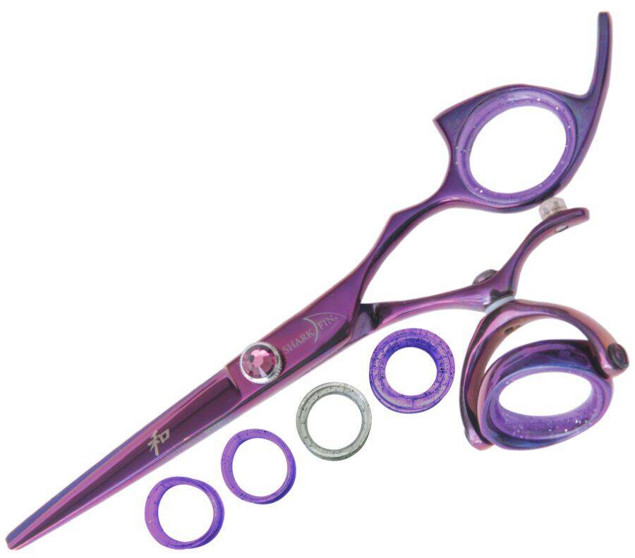 Right Hand Pro Plus Super Swivel Purple Titanium Cutting Shear