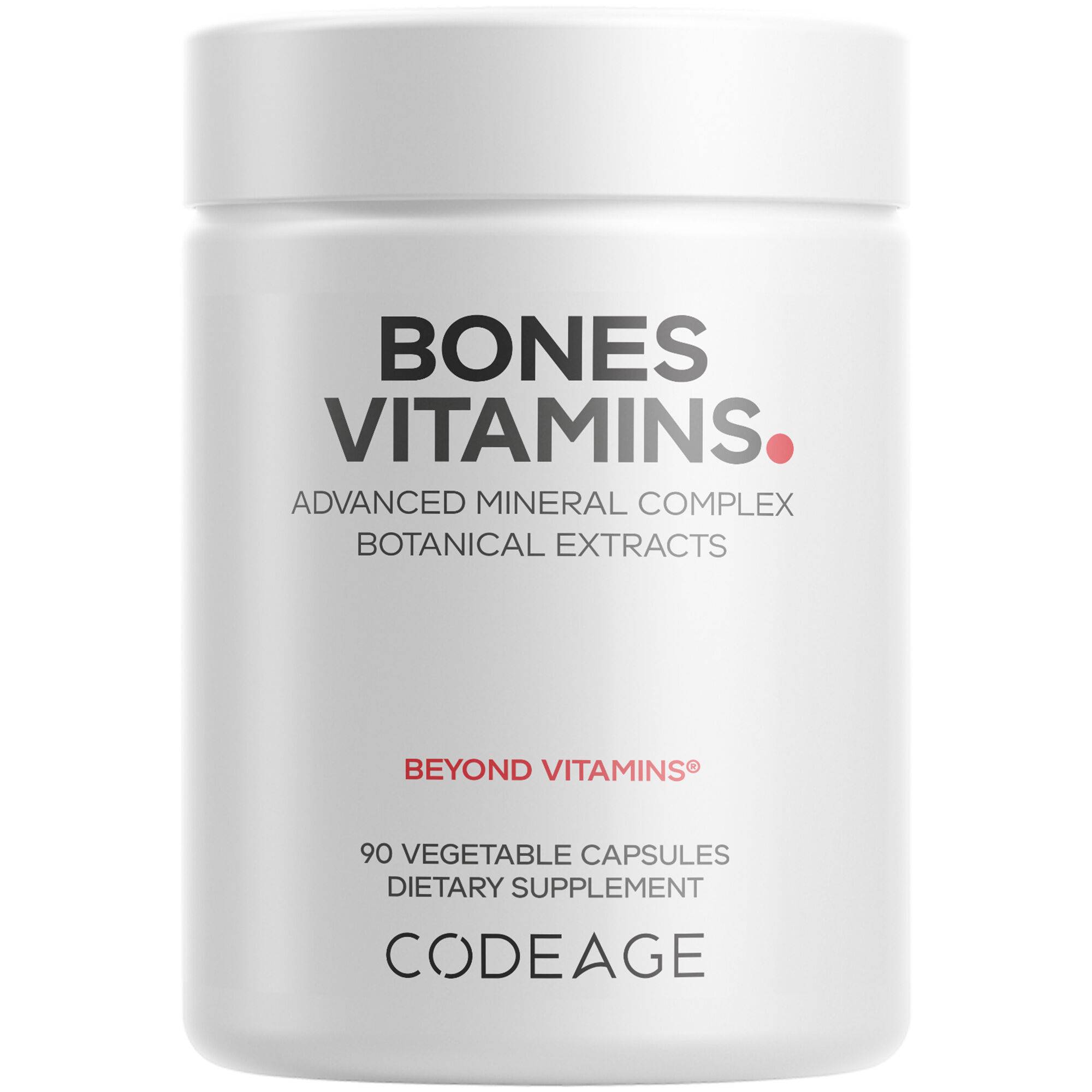 Bones Vitamins - Vitamin C, Calcium, Magnesium, Zinc