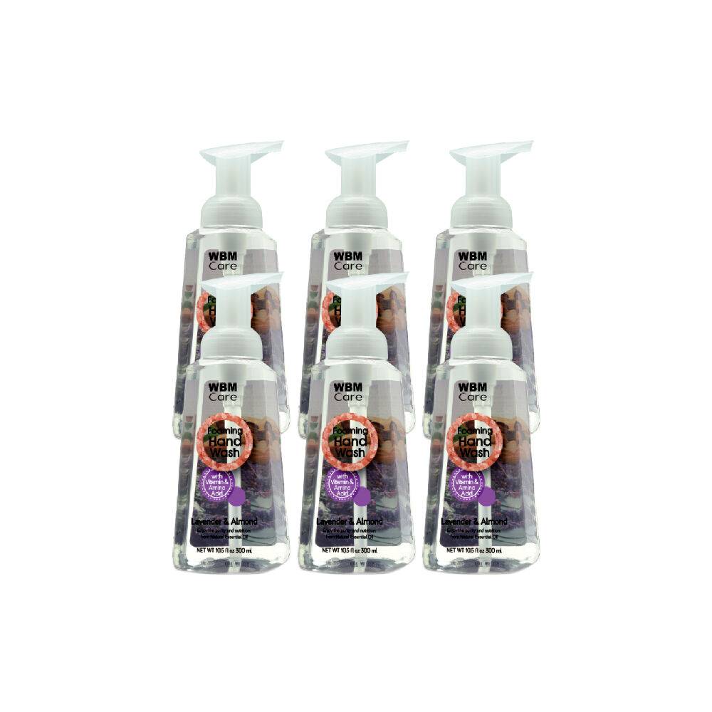 WBM Care Foaming Hand Wash Lavender & Almond Extract - 6 Pcs