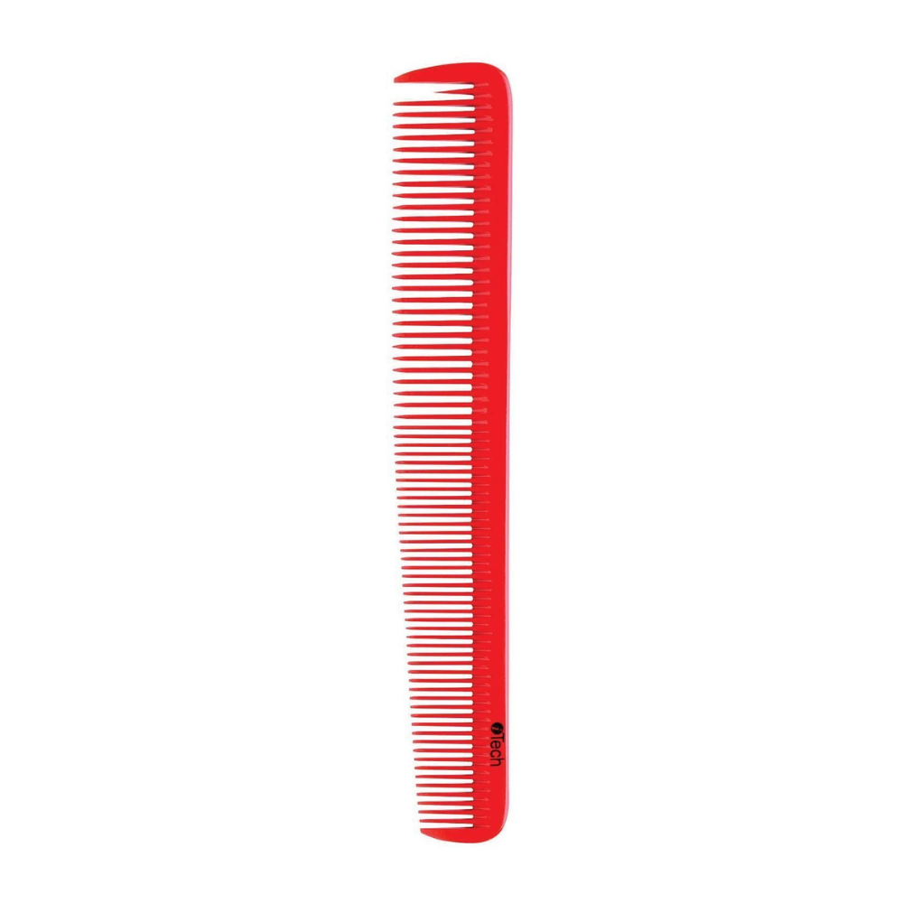 Red Ceramic Wide Teeth Cutting Comb