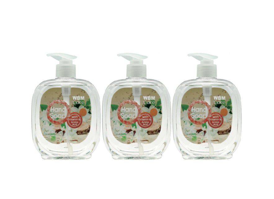 WBM Care Liquid Handwash, Sandalwood and Jasmine - 16.9 oz - 3 Pcs