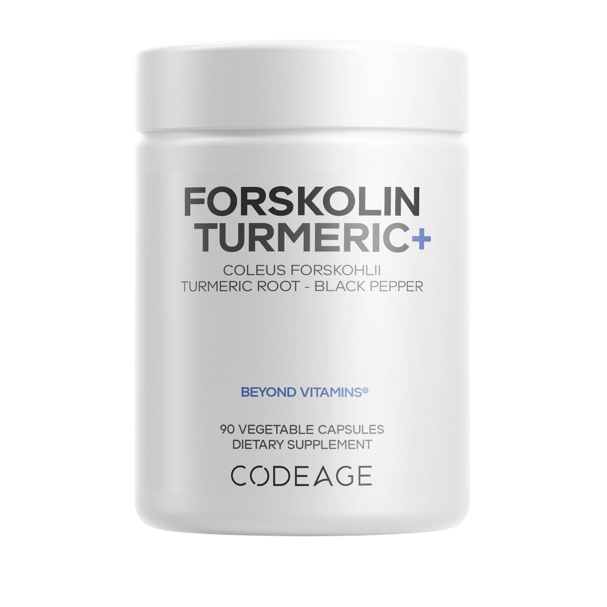 Forskolin Turmeric+ - Coleus Forskohlii Turmeric Root - Black Pepper