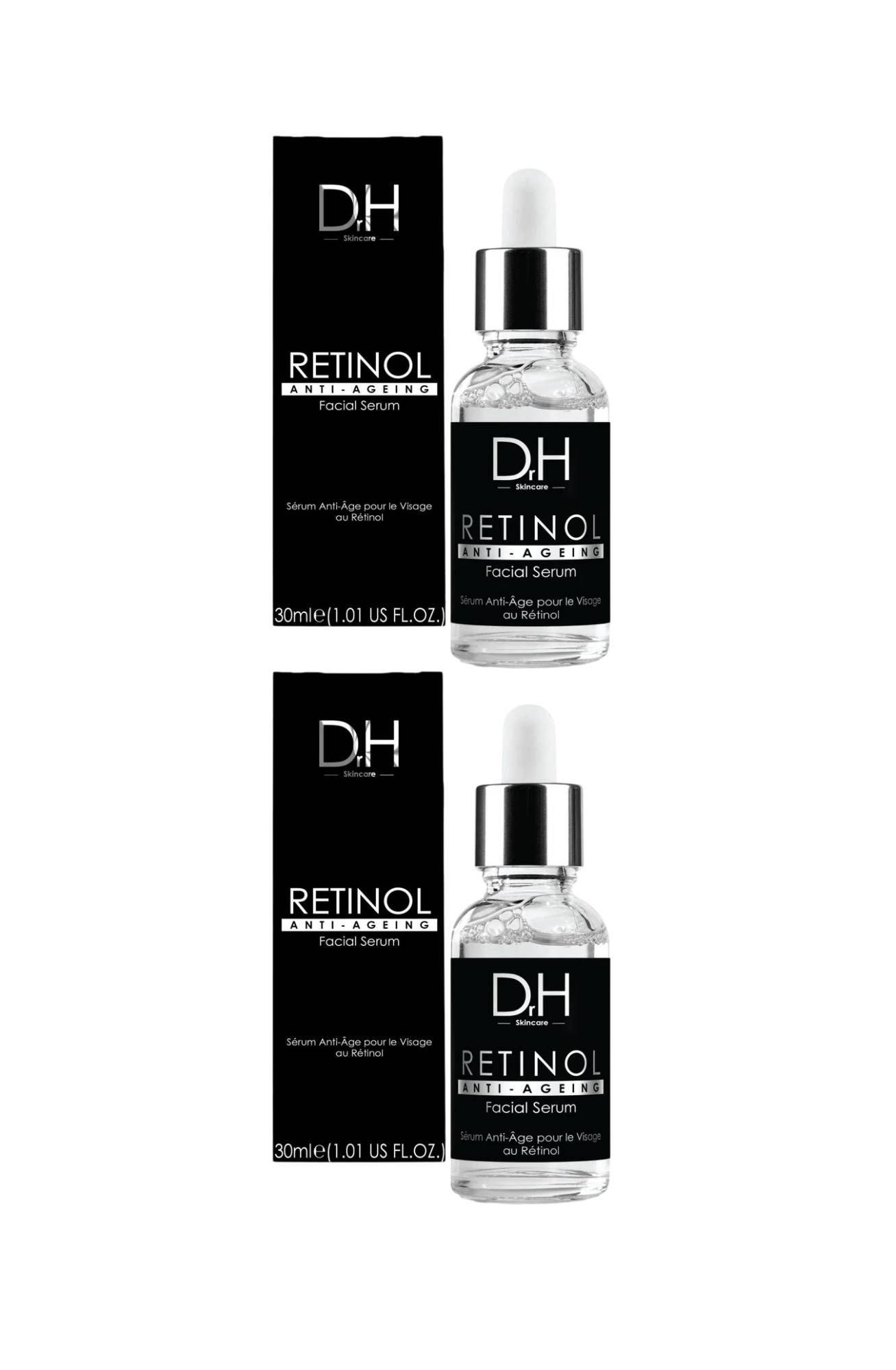 Anti-Ageing Retinol Facial Serum 30ml Duo Set