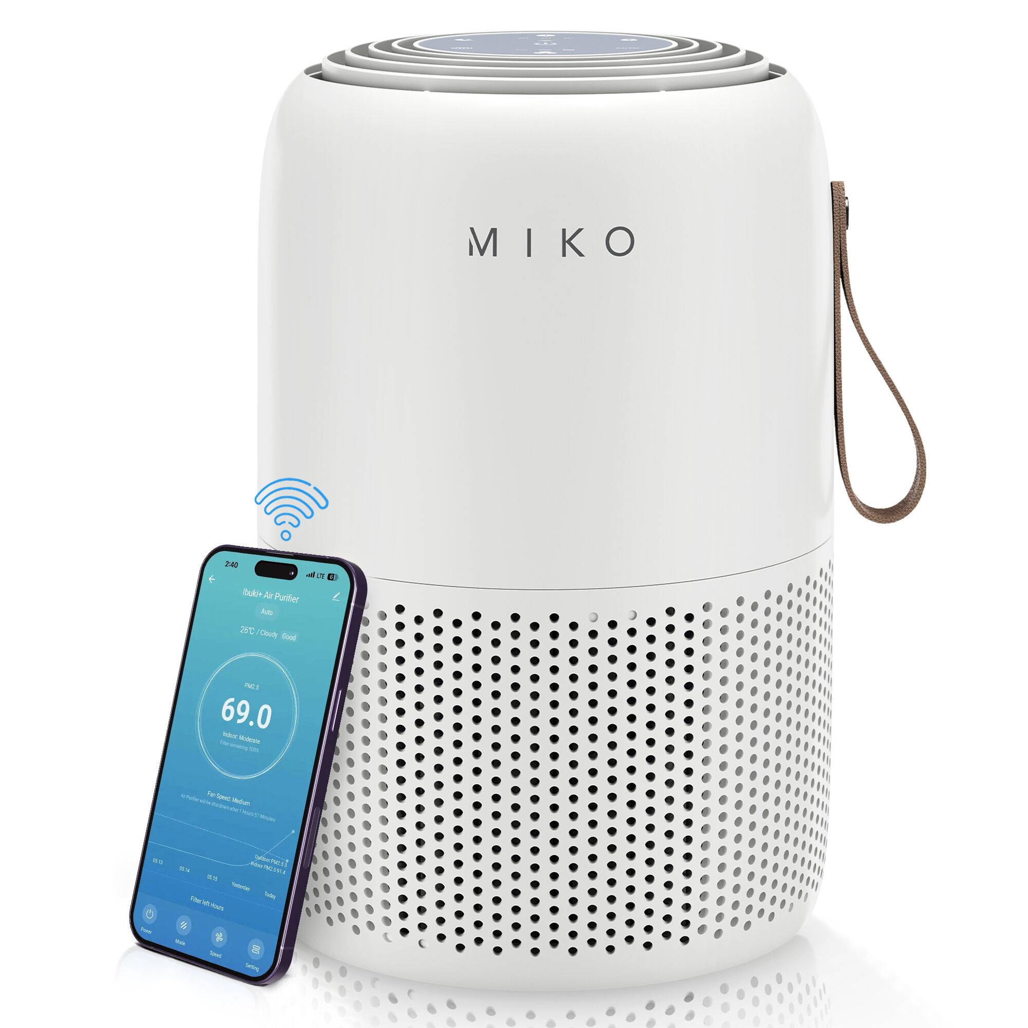Ibuki+ New Gen App Controlled Air Purifier, 770 sqft
