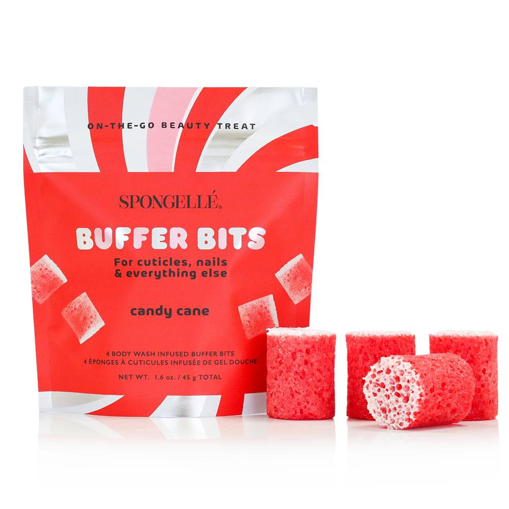 HOLIDAY PEDI BUFFER BITS - CANDY CANE