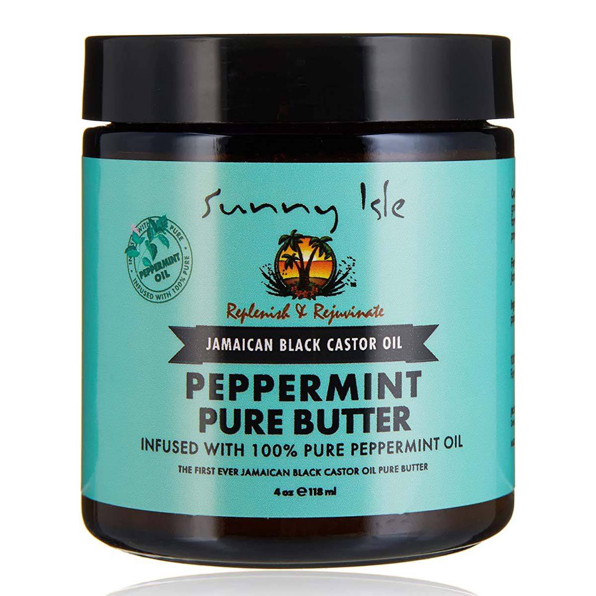 Jamaican Black Castor Oil Pure Butter with Peppermint Oil - 4 oz