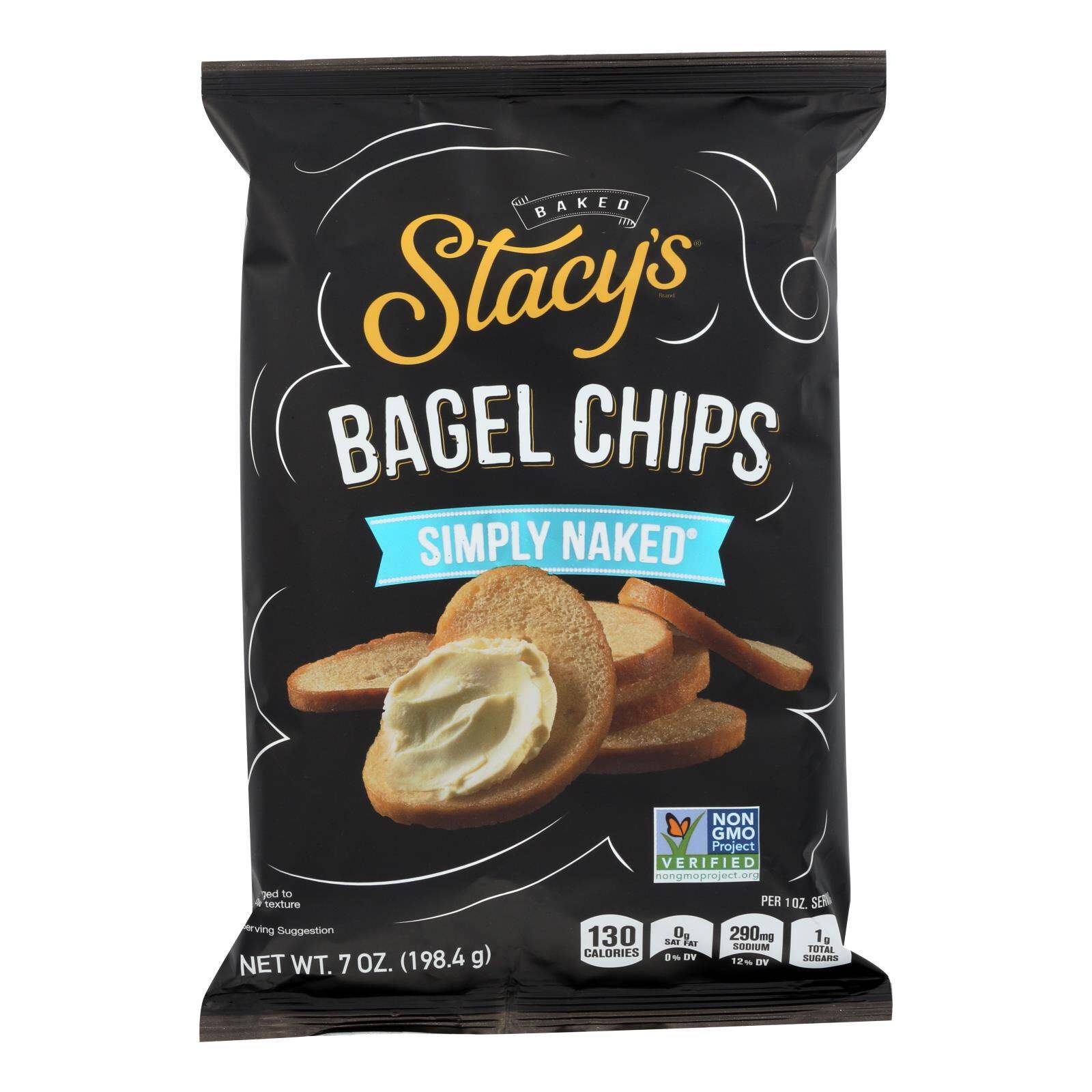 Bagel Chips Simply Naked - Case Of 12, 7 Oz
