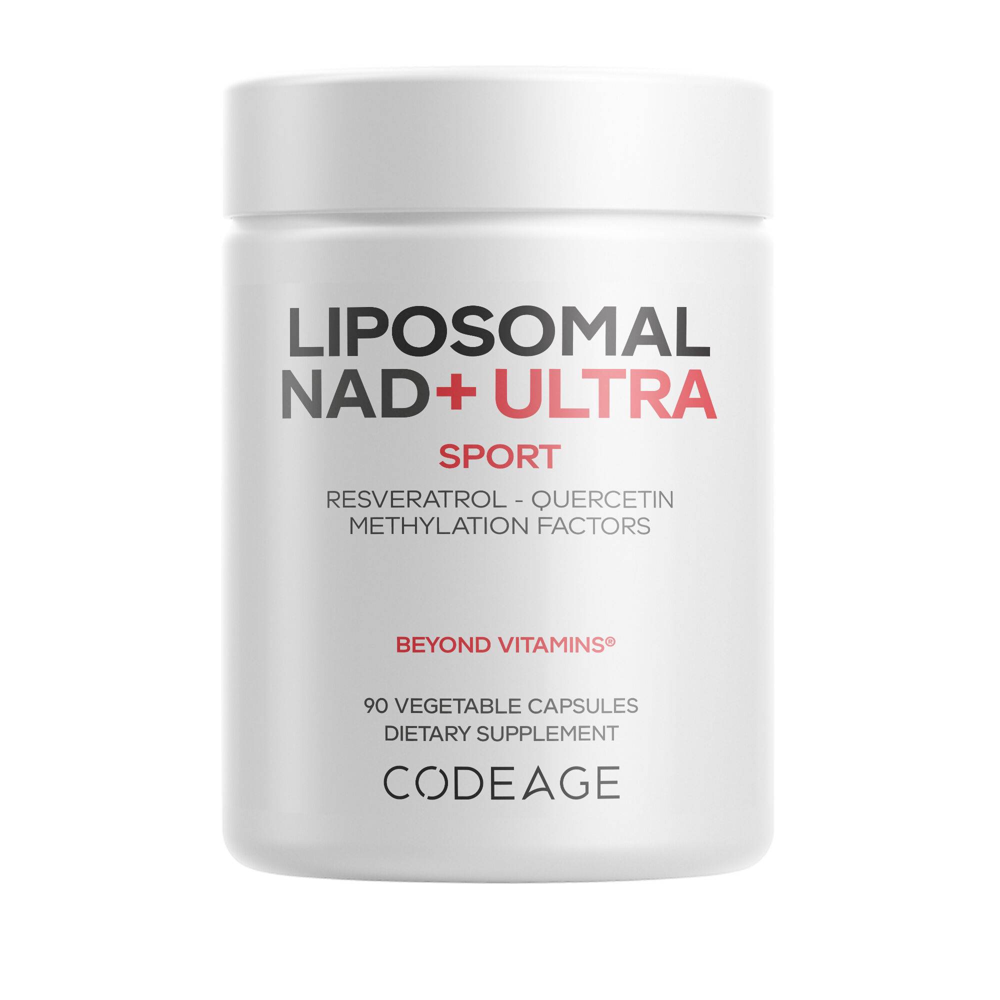 Liposomal NAD+ with Resveratrol for Energy & Healthy Aging Support