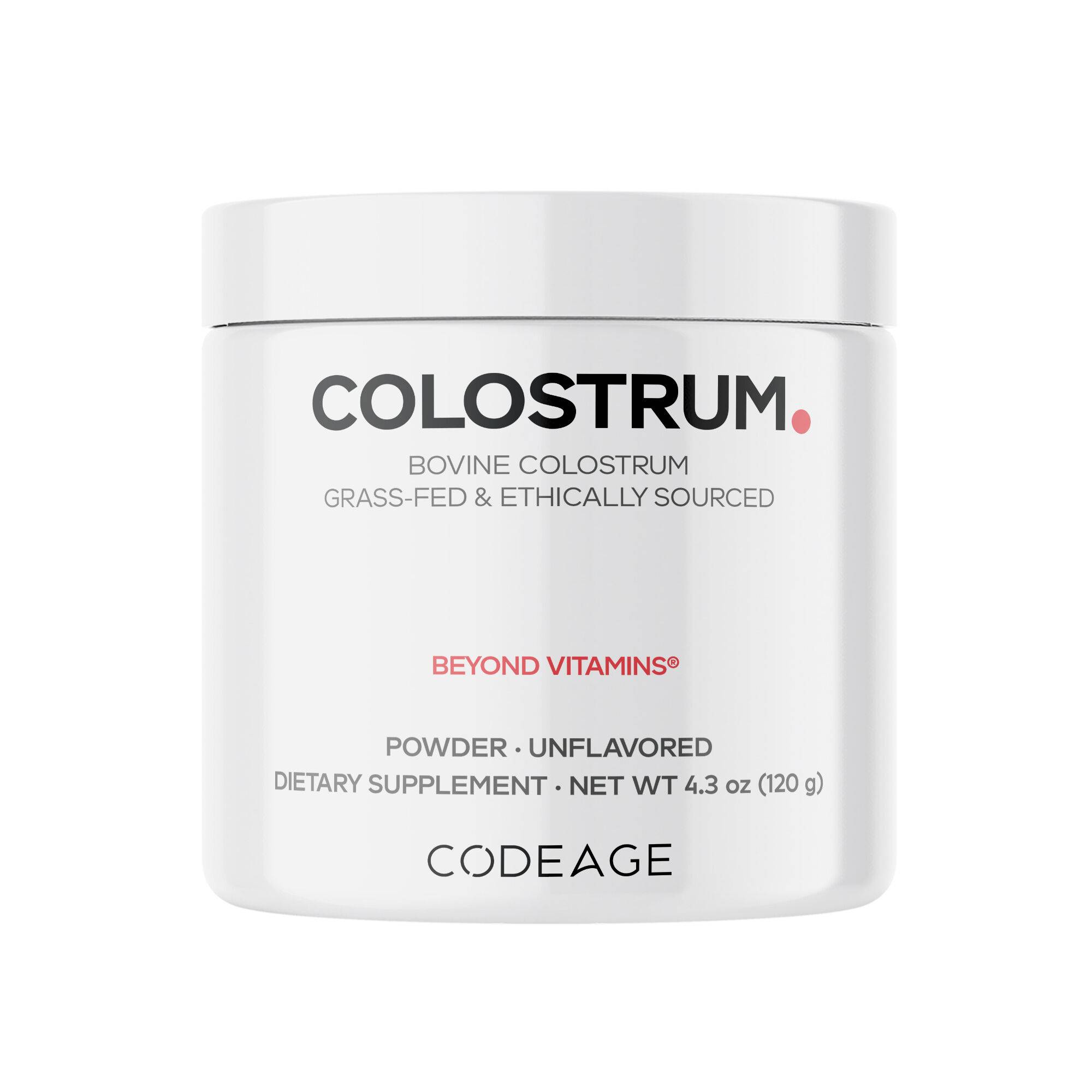 Bovine Colostrum Powder Supplement Grass-Fed Ethically Sourced
