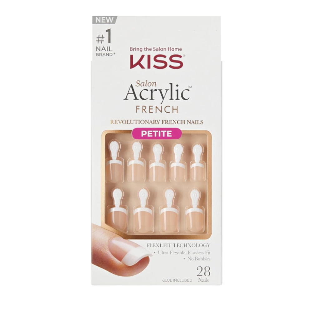 Petite Crush Hour Salon Acrylic Press-On French Finger Nails Kit