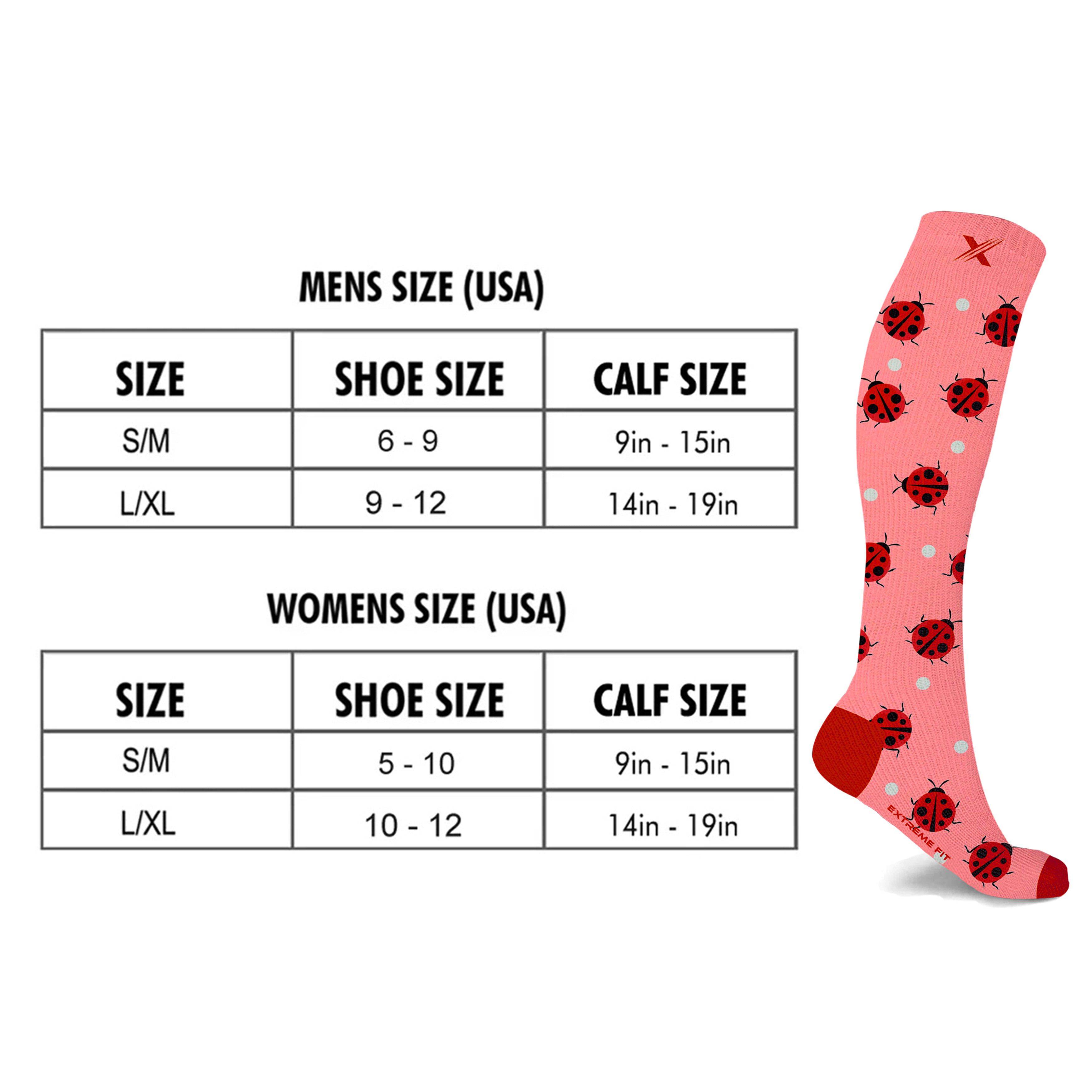 Amoré Paris Nature Love Hairdresser Masseuse Knee High Compression Socks (3Pairs)