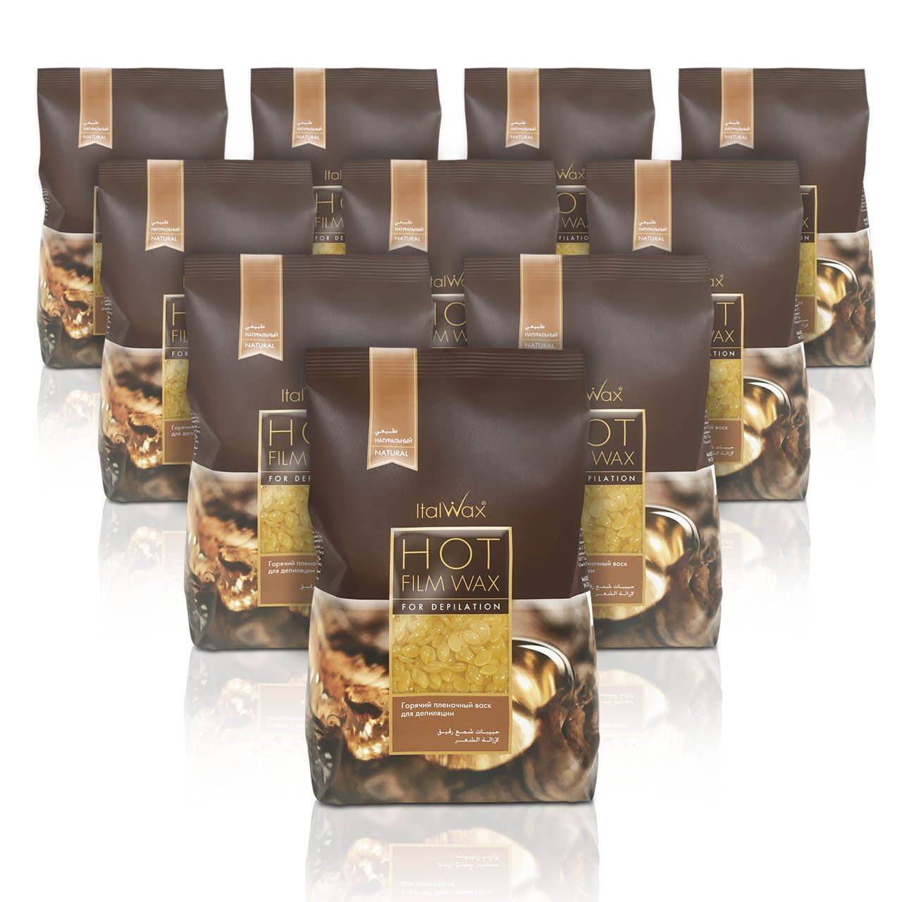 Hard Wax Natural 35.2oz - 10 Bags