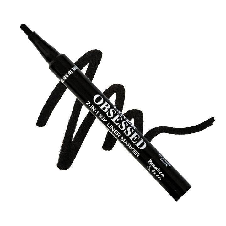 Liner Obsessed 2-in- 1 Liner Marker, Black