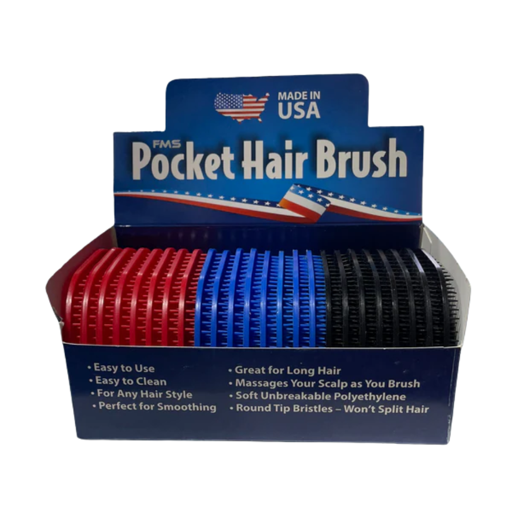 Comfort Grip 24pk Pocket Hair Brushes