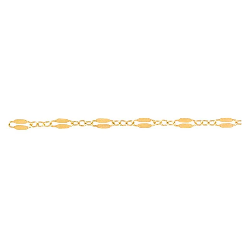Bryce Permanent Jewelry Chain, 14/20 Gold Filled Yellow