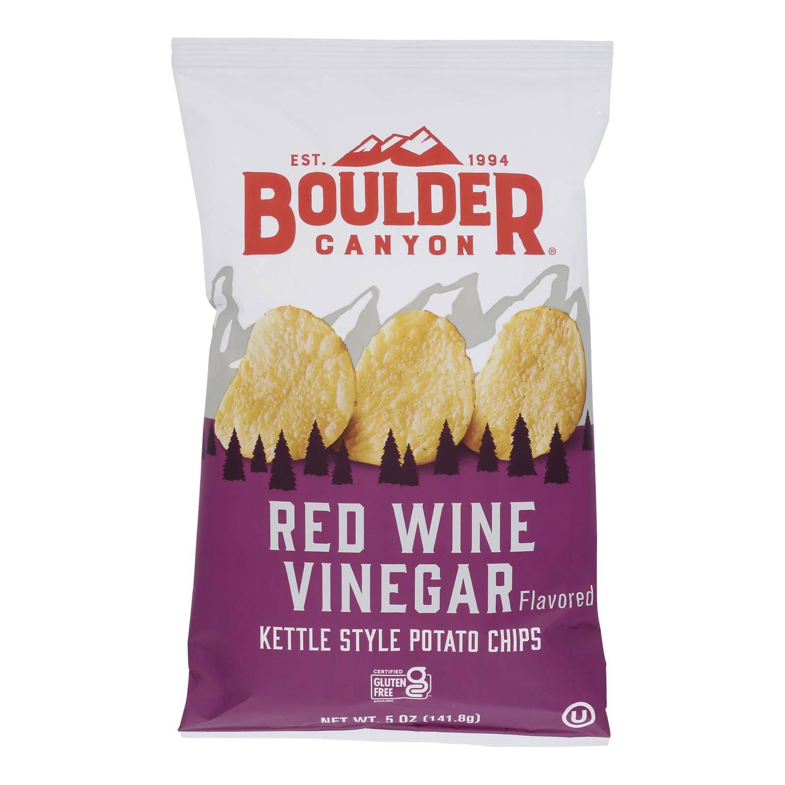 Kettle Style Potato Chips - Case Of 12, 5 Oz