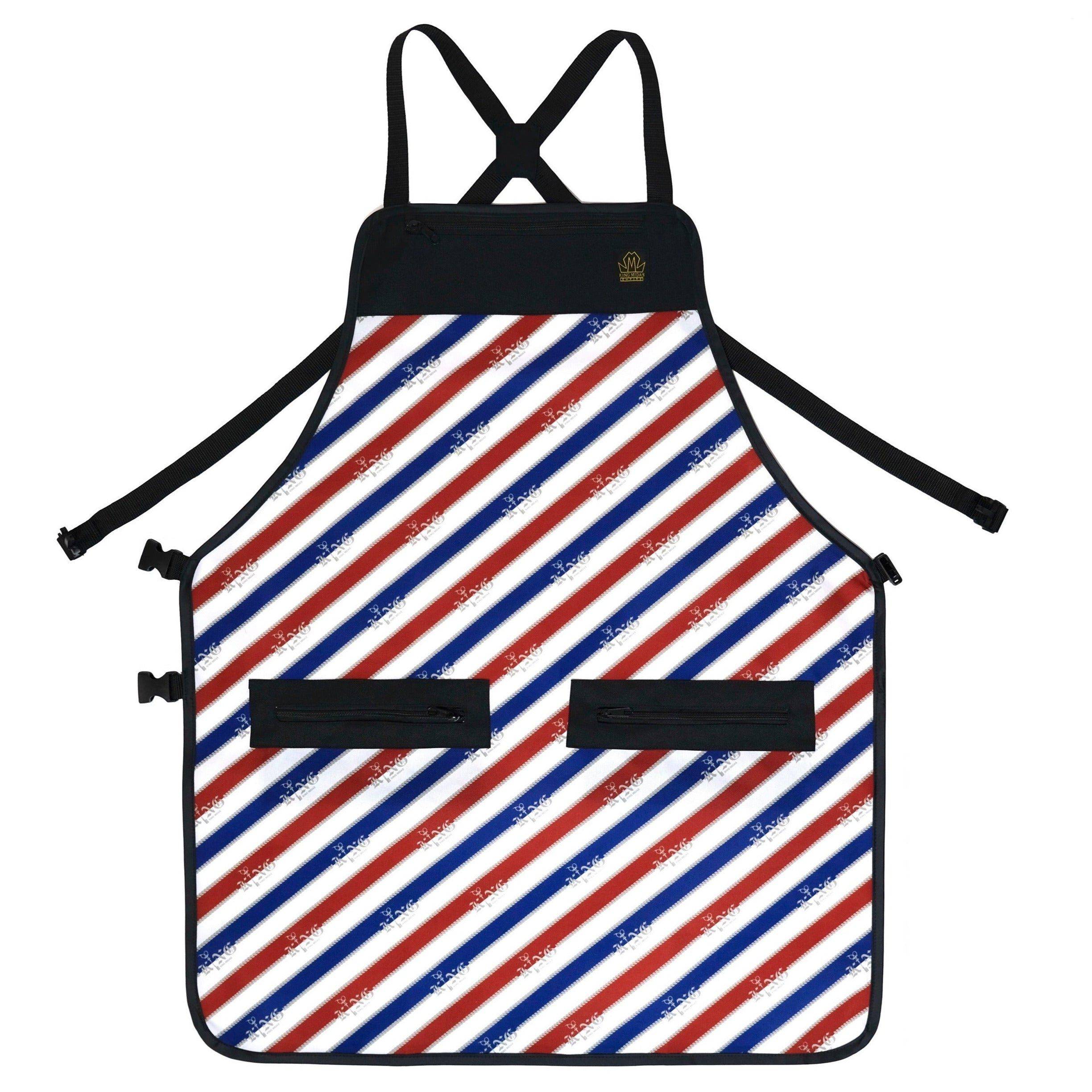 Presidential Barber Pole Barber Apron