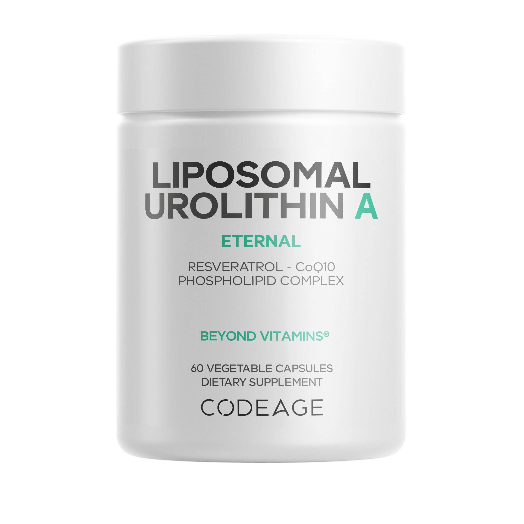 Liposomal Urolithin A Supplement + Resveratrol, Betaine, CoQ10