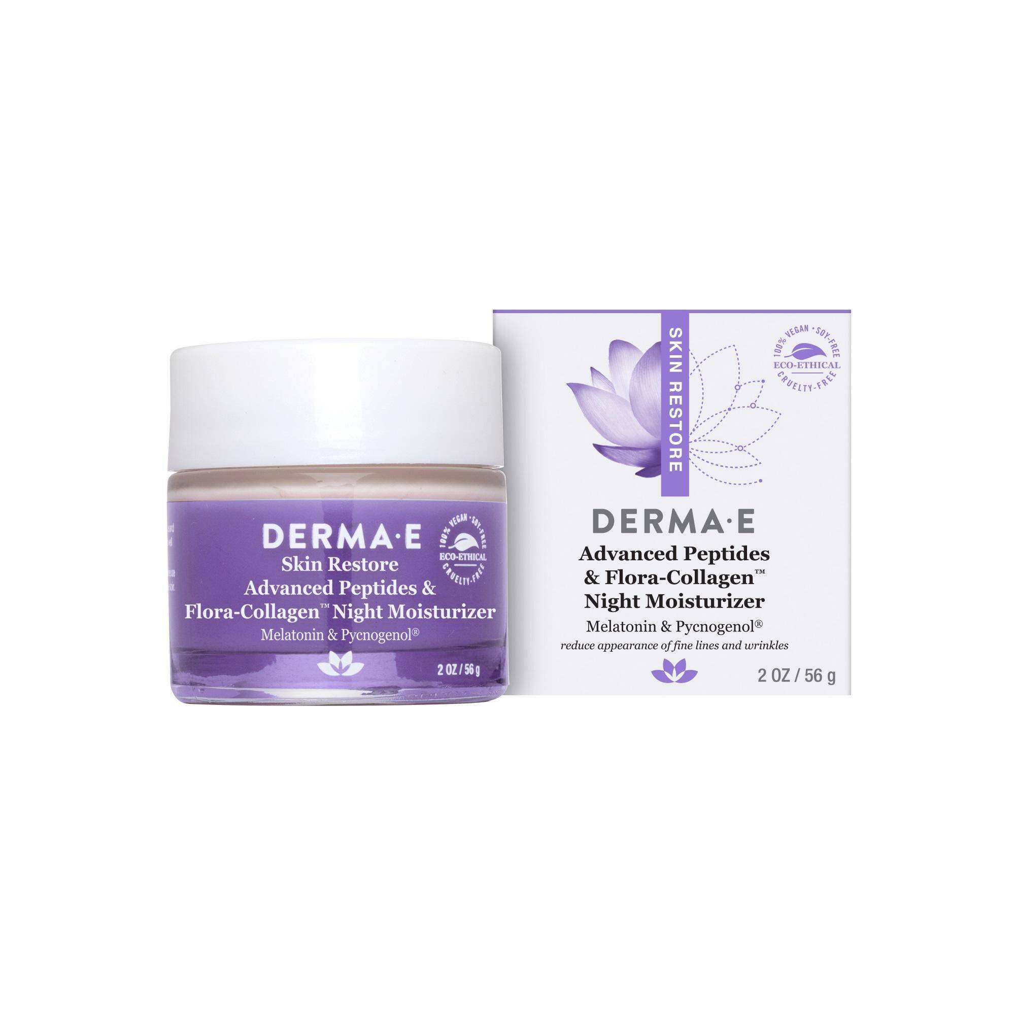 Advanced Peptides and Flora-Collagen Night Moisturizer
