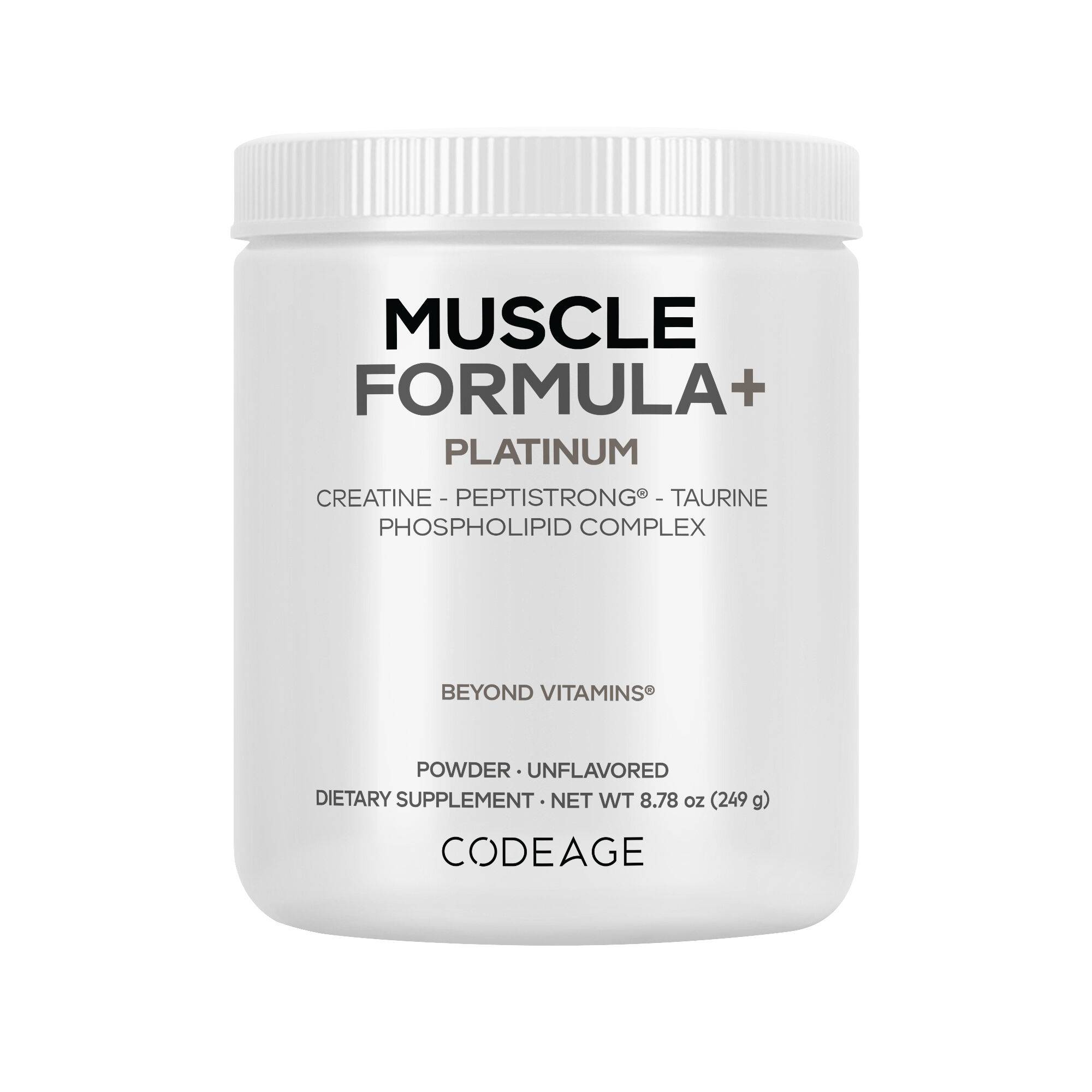 Muscle Formula+ Platinum Supplement - Unflavored Protein Powder