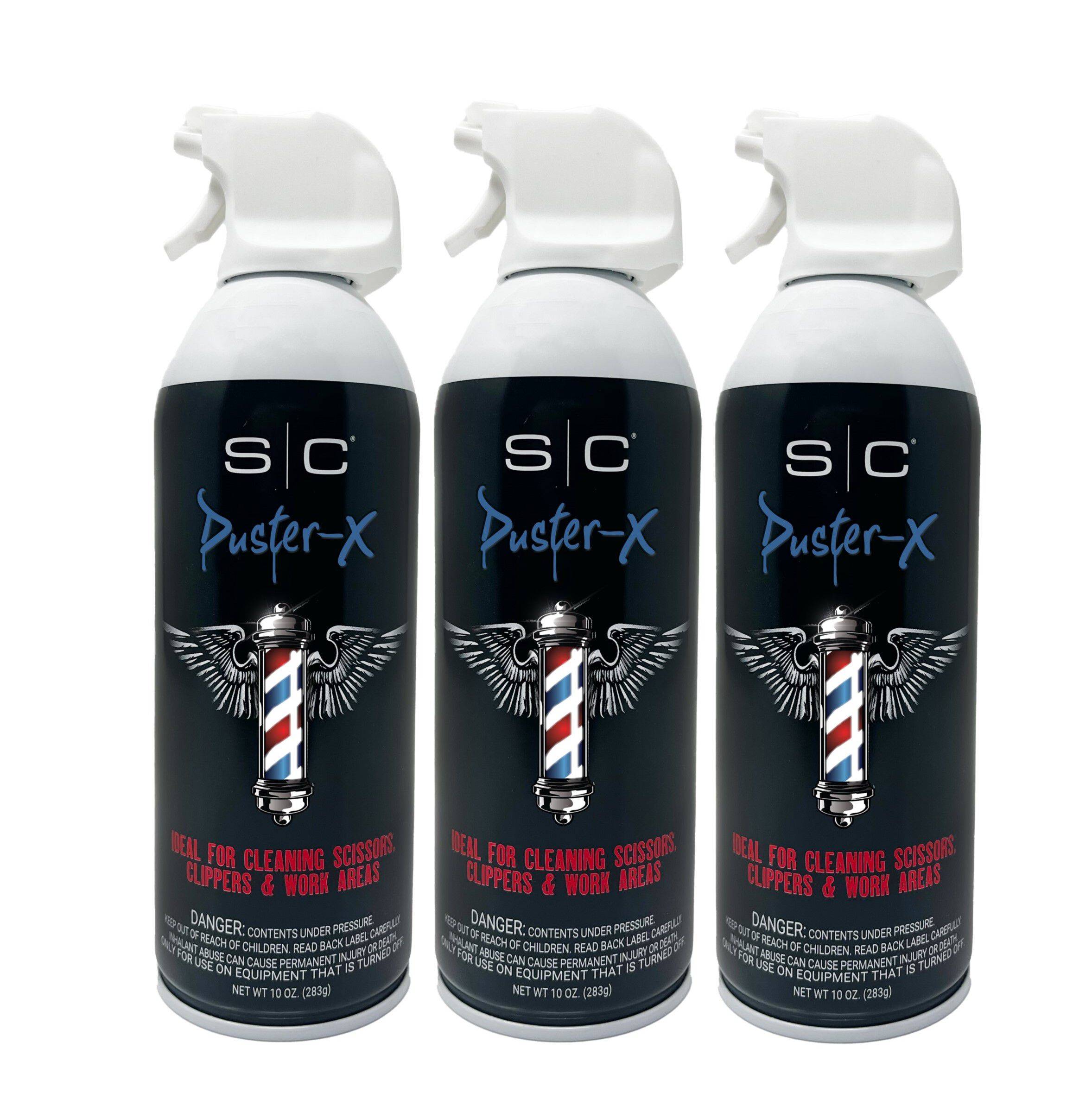 StyleCraft Duster-X Professional Barber Spray Air Can 10 oz. 3-Pack