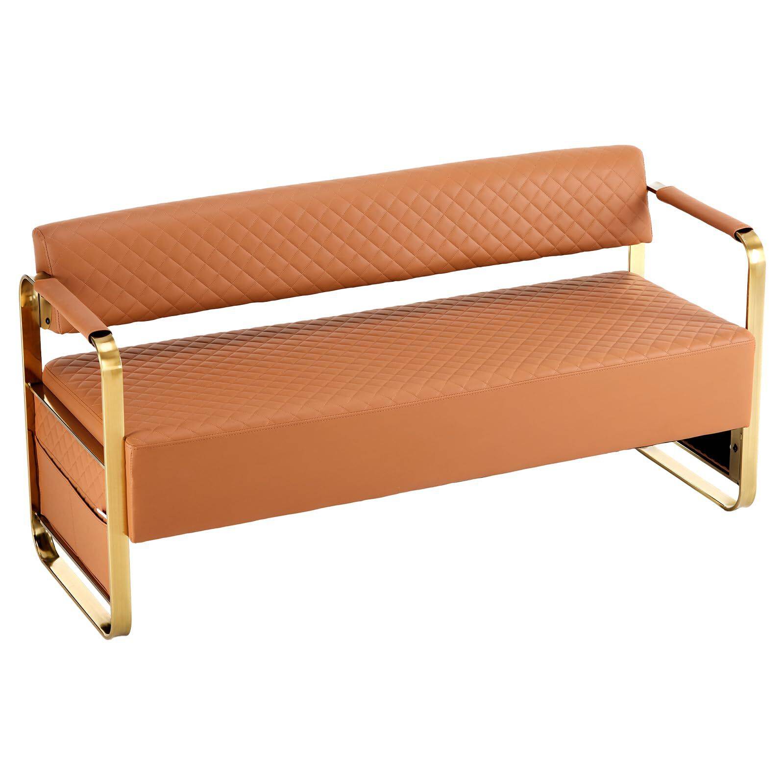 WRB1201 57.5" Reception Waiting Room Bench Chair with Arms
