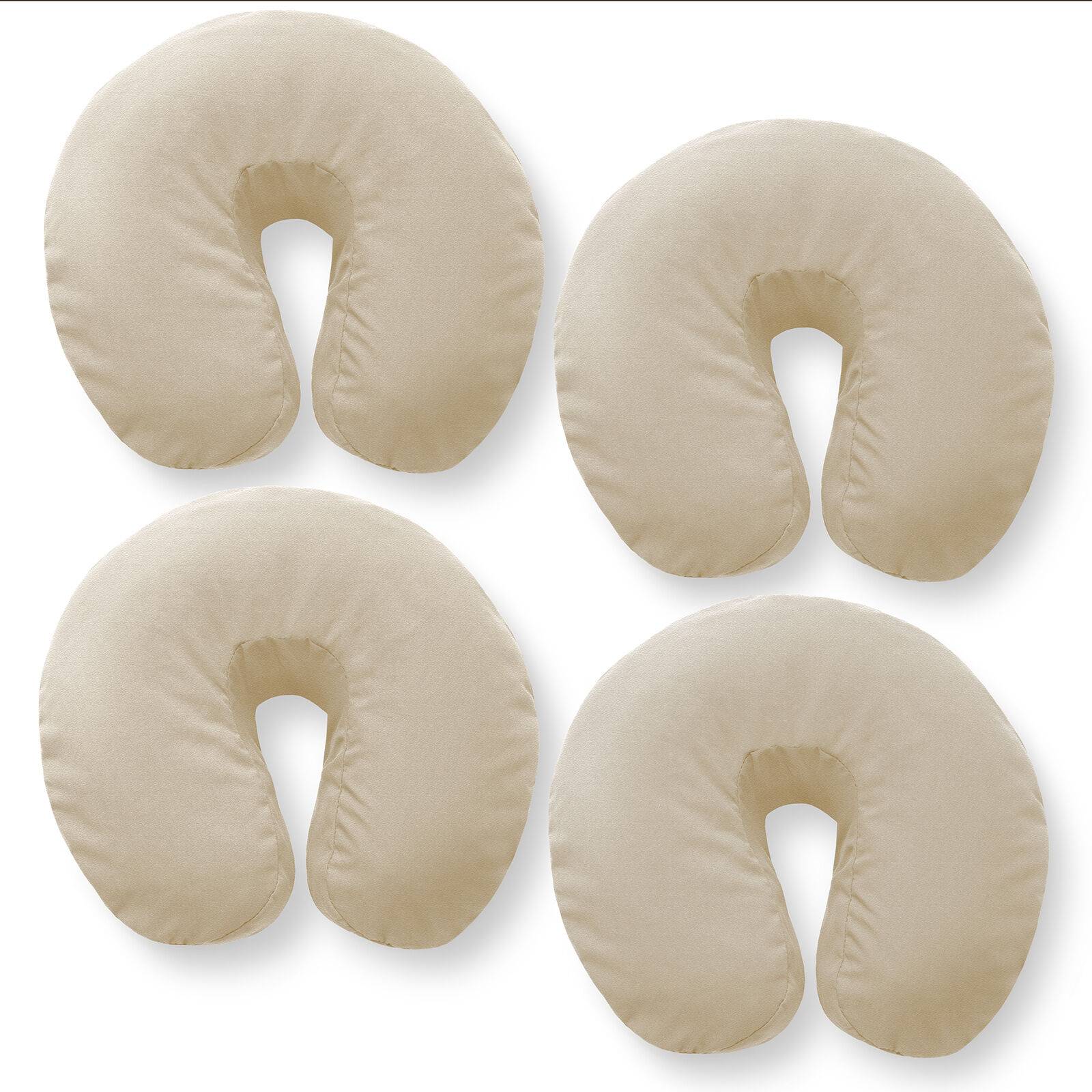 4 Pack Massage Table Face Cradle Headrest Covers Cotton Flannel Fitted