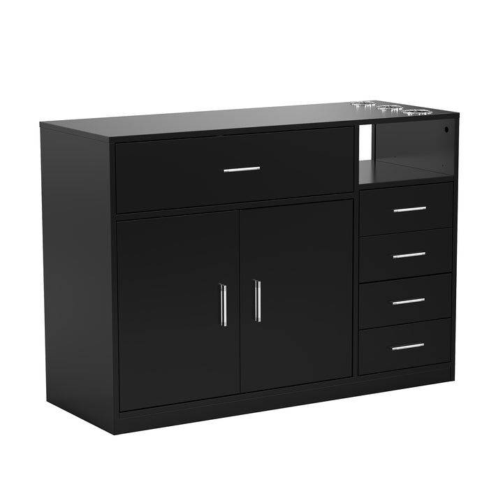 HSC-22 Salon Station Cabinet Free Standing Styling Stations