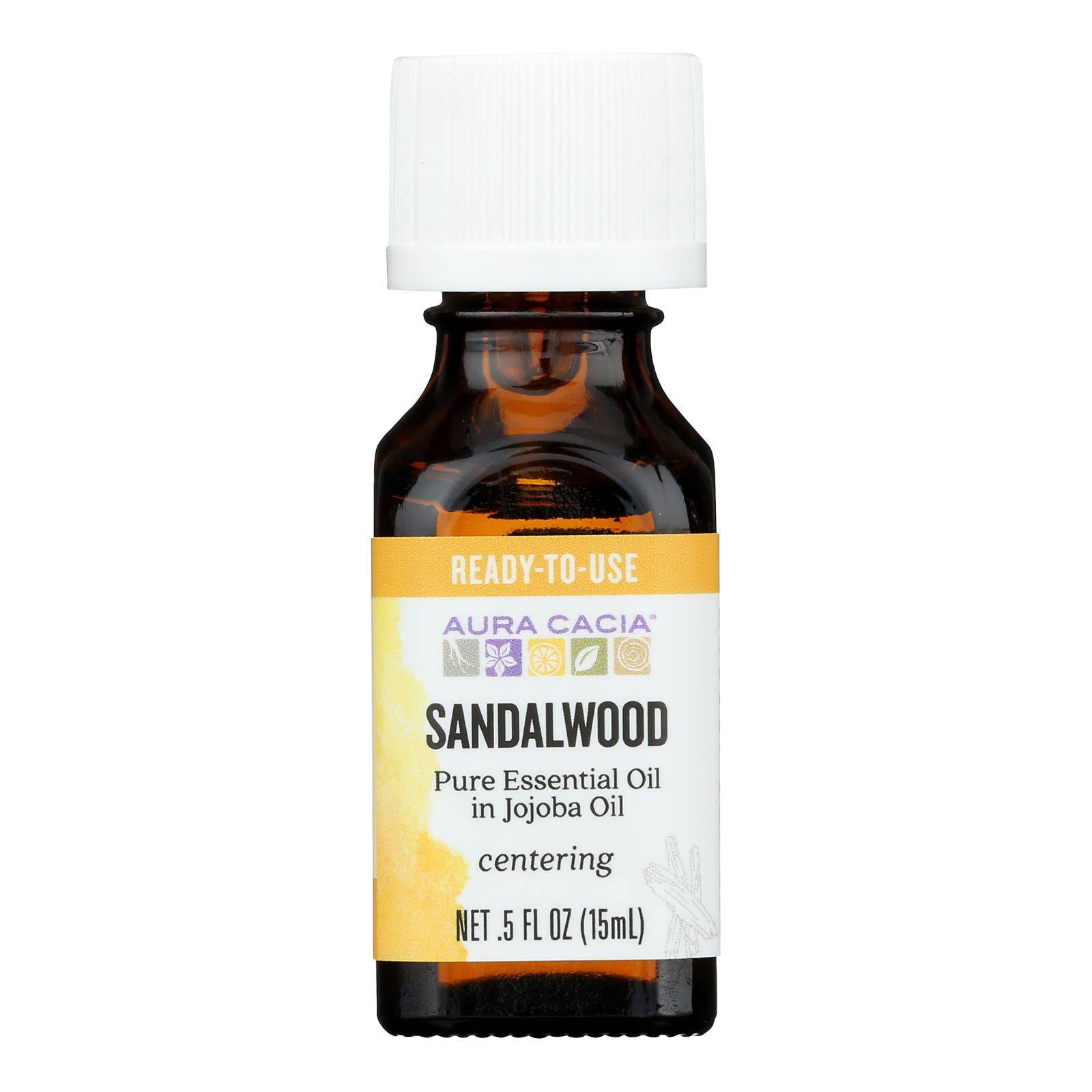 Precious Essentials Sandalwood Blended With Jojoba Oil - 0.5 Fl Oz