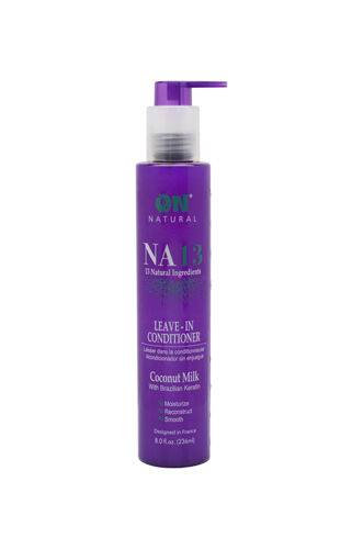 Leave-In-Conditioner - Coconut Milk with Brazilian Keratin, 8 oz