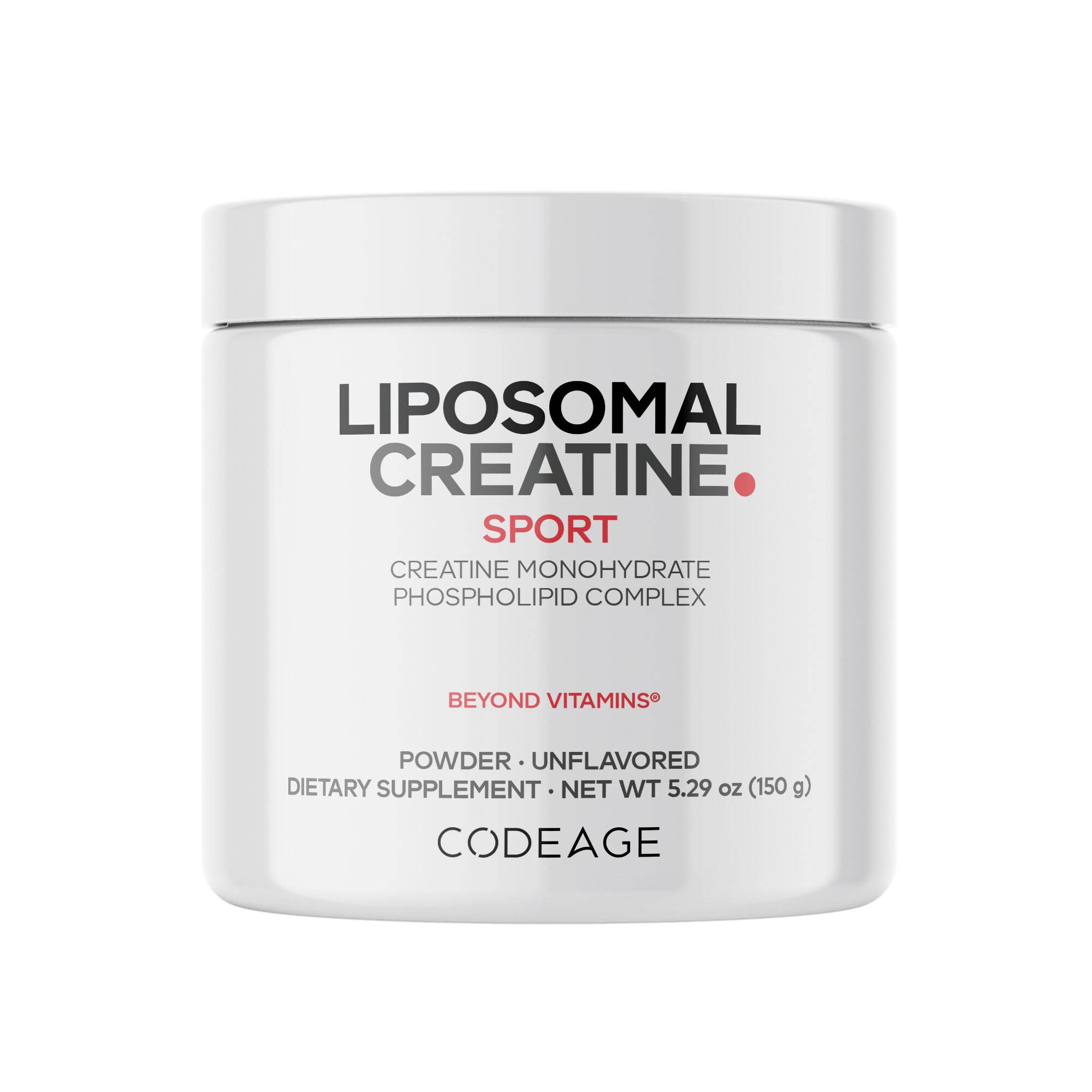 Liposomal Creatine Powder Supplement, Pre Workout & Post Workouts