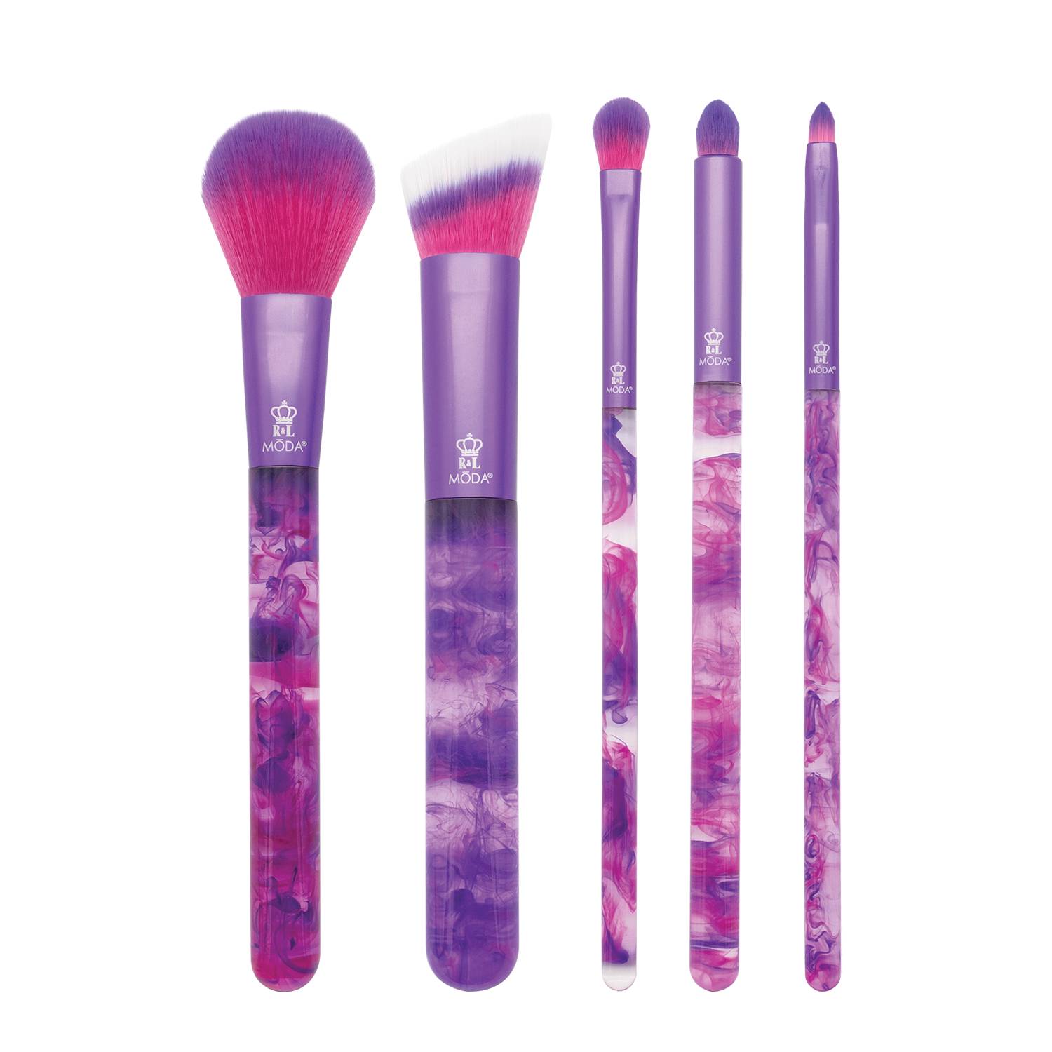 Smoke Show 5pc Full Face Makeup Brush Kit