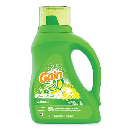 Liquid Laundry Detergent, Original Scent, 46 Oz Bottle, 6/carton