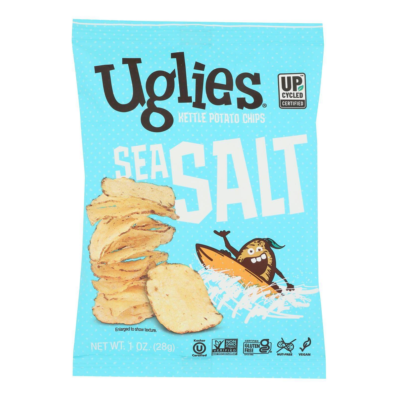 Potato Chips Sea Salt - Case Of 32, 1.0 Oz