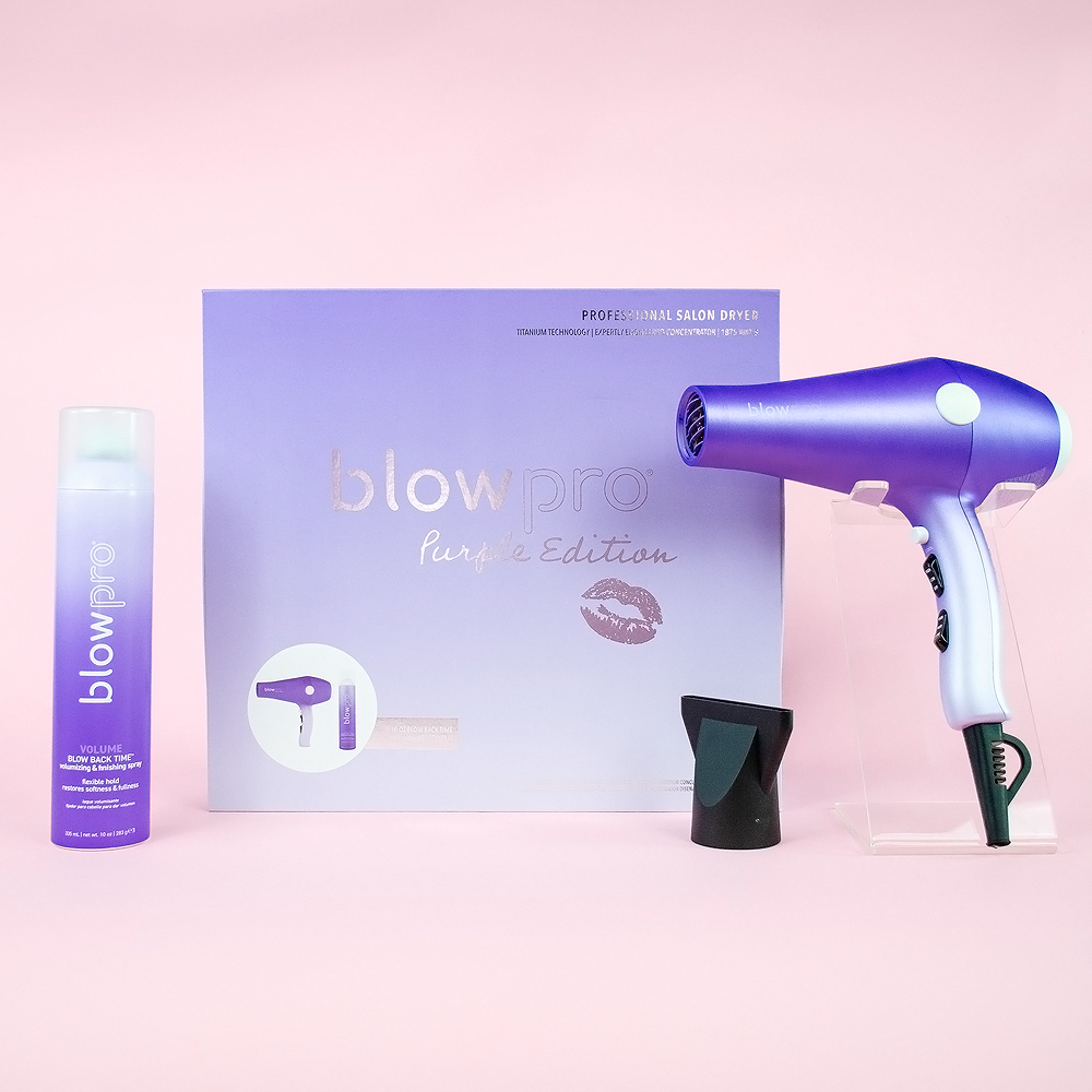Purple Edition Dryer & Hair Spray Combo Kit